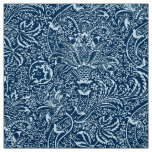 William Morris Indian, Indigo and Sky Blue Fabric