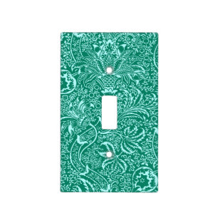 William Morris Indian, Turquoise and Light Aqua Switch Cover