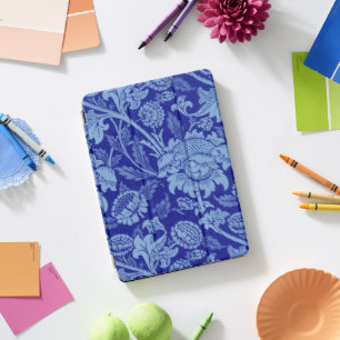 William Morris - Indigo Blue Wey Fabric, iPad Pro Cover
