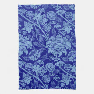 William Morris - Indigo Blue Wey Fabric Kitchen Towel