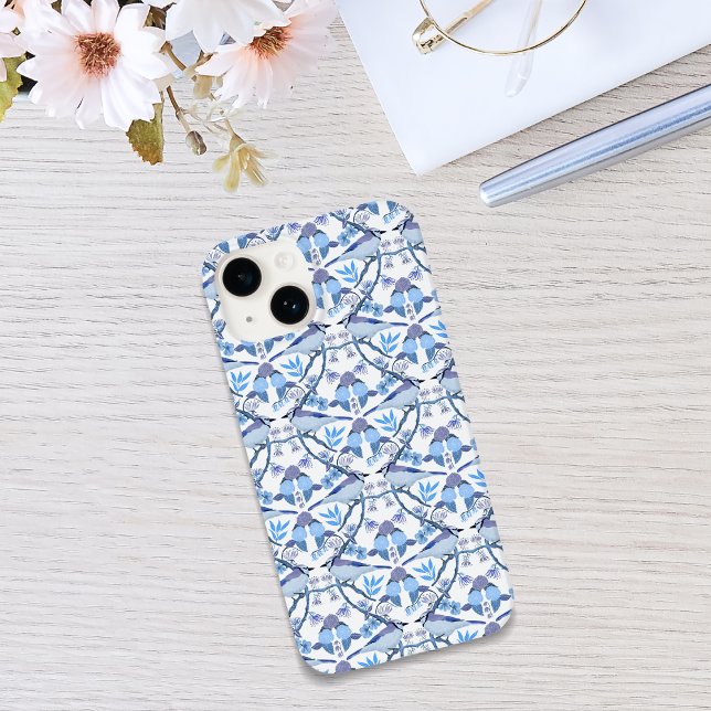 William Morris Inspired Bluejay Botanical  Case-Mate iPhone Case (Creator Uploaded)