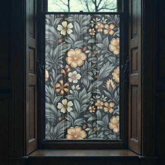 William Morris Inspired Botanical Style Pattern Blackout Curtains