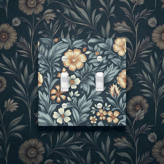 William Morris Inspired Botanical Style Pattern Light Switch Cover (Creator Uploaded)
