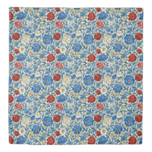 William Morris Inspired Cornflower Pattern  Duvet Cover