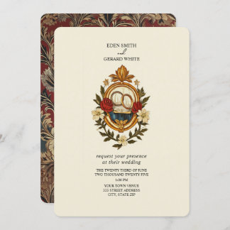 William Morris Inspired Invitation