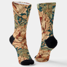 William Morris Inspired Socks
