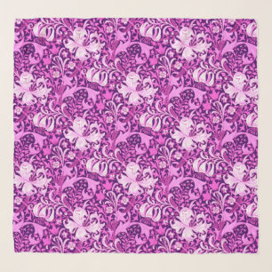 William Morris Iris and Lily, Amethyst Purple Scarf