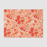 William Morris Iris and Lily, Mandarin Orange Tissue Paper