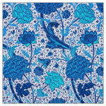 William Morris Jacobean Floral, Cobalt Blue Fabric