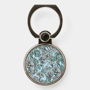 William Morris Jasmine and Leaves Pattern Phone Ring Stand