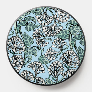 William Morris Jasmine and Leaves Pattern PopSocket