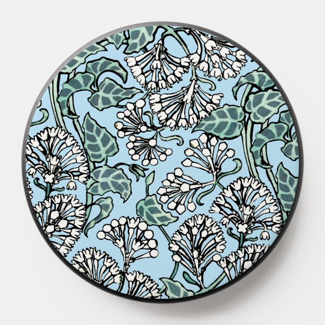 William Morris Jasmine and Leaves Pattern PopSocket (Popsocket)