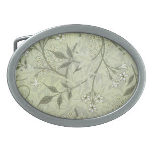 William Morris Jasmine Botanical Belt Buckle