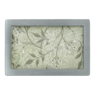 William Morris Jasmine Botanical Belt Buckle