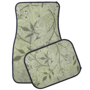 William Morris Jasmine Botanical Car Floor Mat