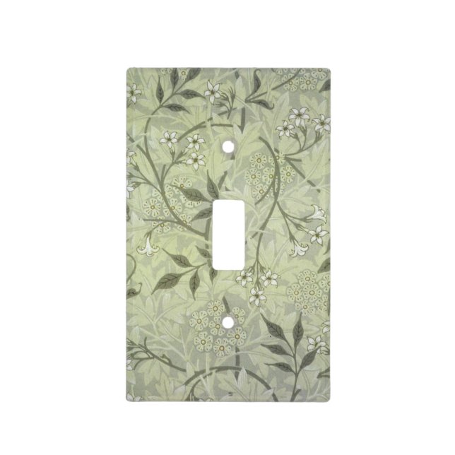 William Morris Jasmine Botanical Light Switch Cover (Front)