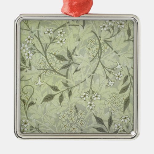 William Morris Jasmine Botanical Metal Ornament