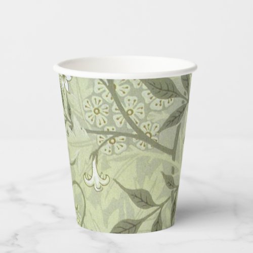 William Morris Jasmine Botanical Paper Cups