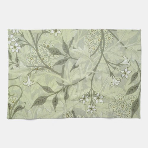 William Morris Jasmine Botanical Towel