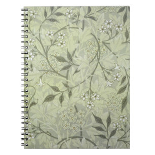 William Morris Jasmine Botanical Vintage Antique Notebook