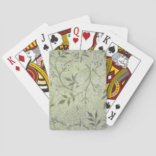 William Morris Jasmine Botanical Vintage Antique Poker Cards