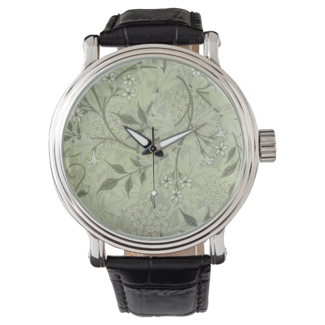 William Morris Jasmine Botanical Watch (Front)