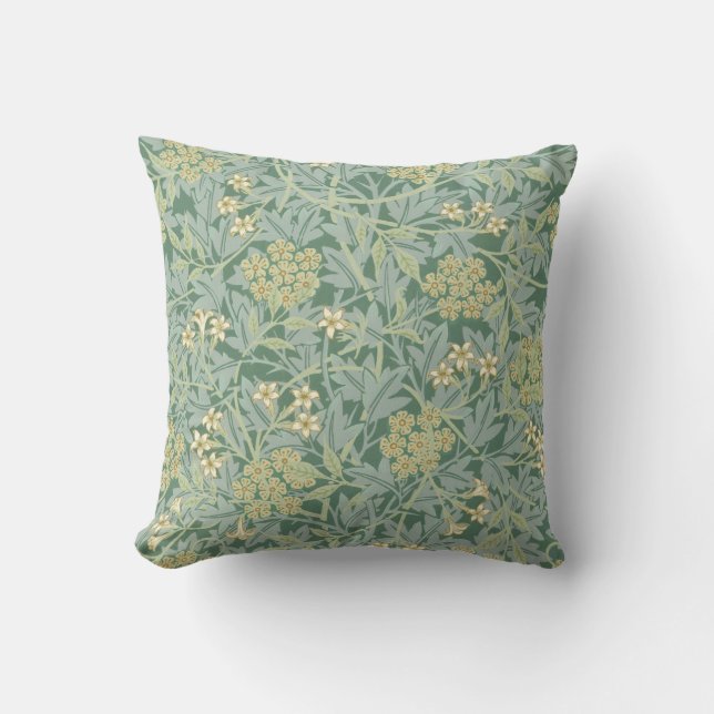 William Morris Jasmine design pillow (Front)