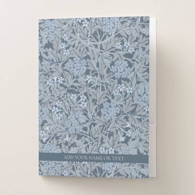 WILLIAM MORRIS "JASMINE DESIGN" POCKET FOLDER (Front)