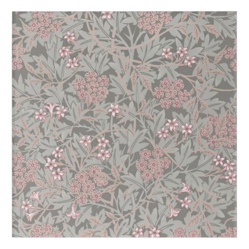 William Morris Jasmine Flower Pattern Acrylic Print