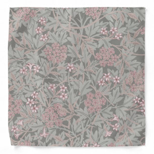 William Morris Jasmine Flower Pattern Bandana