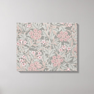 William Morris Jasmine Flower Pattern Canvas Print