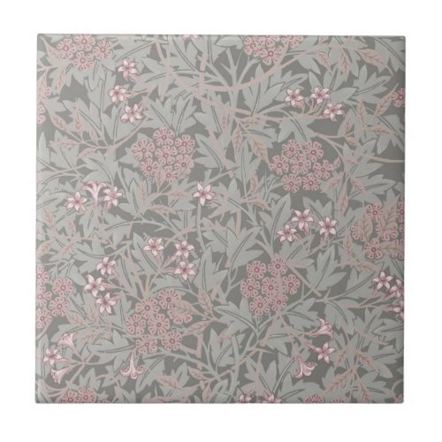 William Morris Jasmine Flower Pattern Ceramic Tile