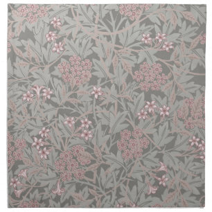 William Morris Jasmine Flower Pattern Cloth Napkin