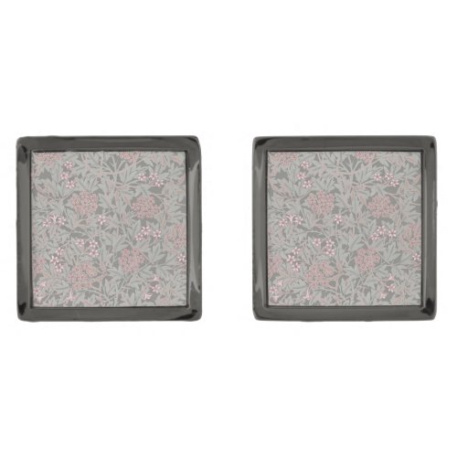 William Morris Jasmine Flower Pattern Cufflinks