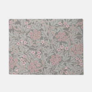 William Morris Jasmine Flower Pattern Doormat