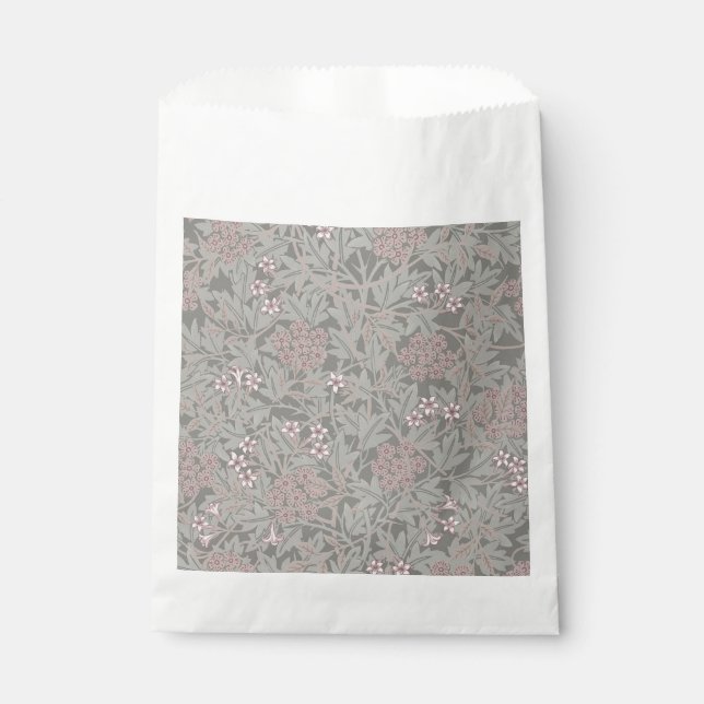 William Morris Jasmine Flower Pattern Favor Bag (Front)