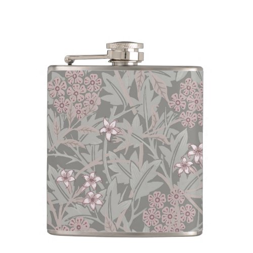 William Morris Jasmine Flower Pattern Flask