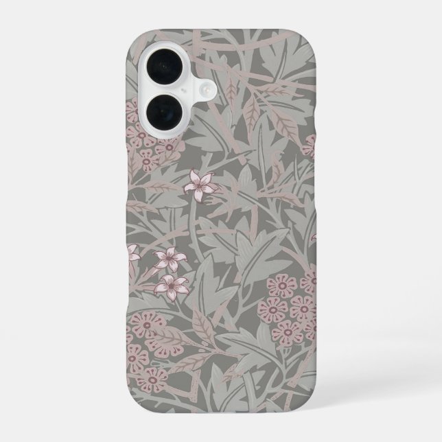 William Morris Jasmine Flower Pattern Iphone Case (Back)