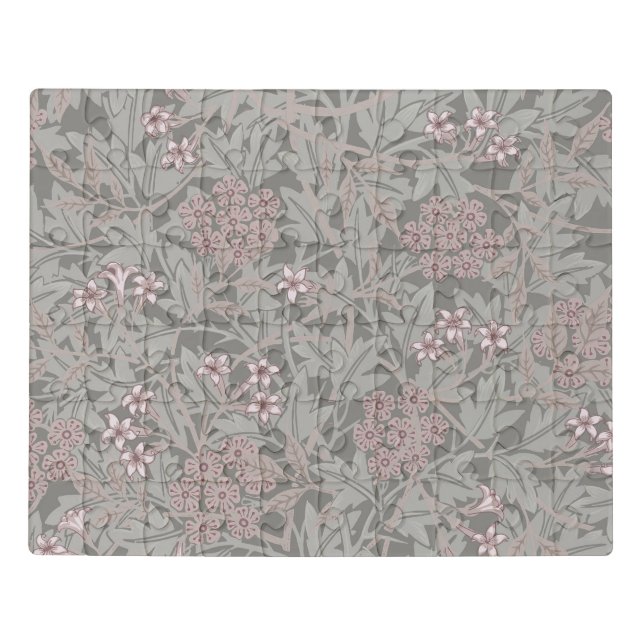 William Morris Jasmine Flower Pattern Jigsaw Puzzle (Puzzle Horizontal)
