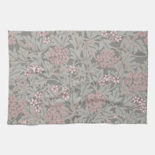 William Morris Jasmine Flower Pattern Kitchen Towel
