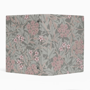 William Morris Jasmine Flower Pattern Mini Binder