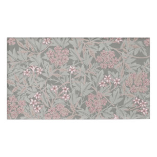 William Morris Jasmine Flower Pattern Name Tag