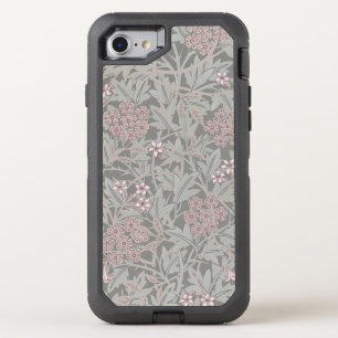 William Morris Jasmine Flower Pattern OtterBox Defender iPhone SE/8/7 Case