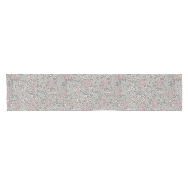 William Morris Jasmine Flower Pattern Short Table Runner (Horizontal)