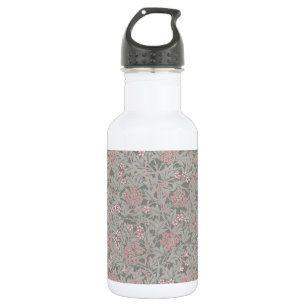 William Morris Jasmine Flower Pattern Stainless Steel Water Bottle