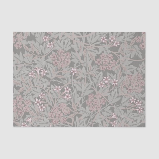 William Morris Jasmine Flower Pattern Tissue Paper (Front)
