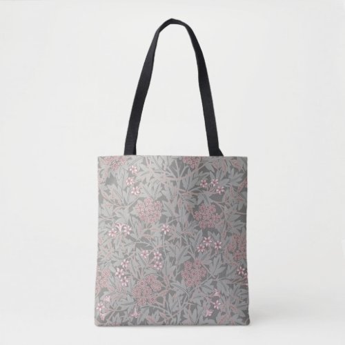 William Morris Jasmine Flower Pattern Tote Bag