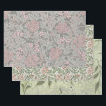 William Morris Jasmine Flower Pattern Wrapping Paper Sheets<br><div class="desc">Classic William Morris - This sweet botanical wallpaper pattern,  called Jasmine,  is a lovely floral pattern by William Morris,  created in the late 1800s.</div>