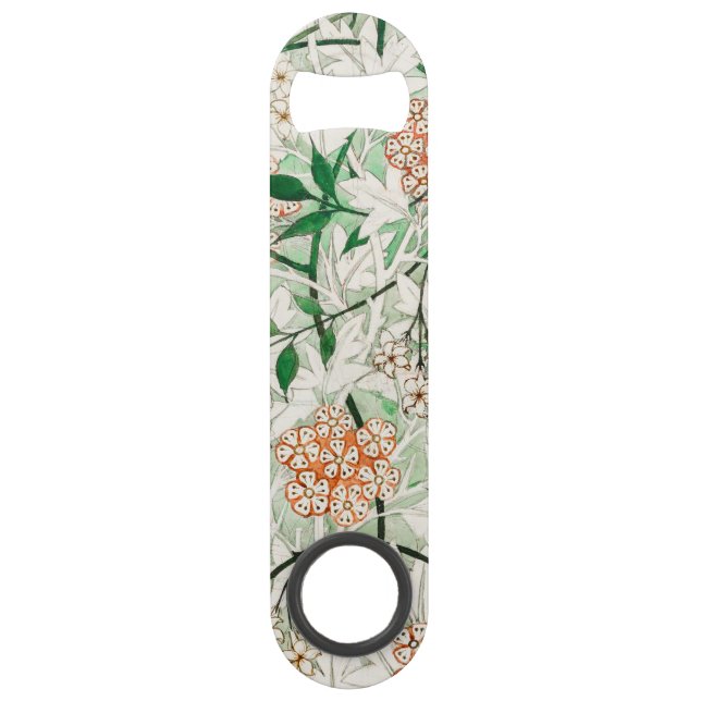 William Morris Jasmine Garden Flower Classic Bar Key (Front)