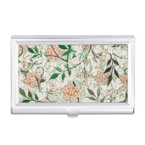 William Morris Jasmine Garden Flower Classic Business Card Case